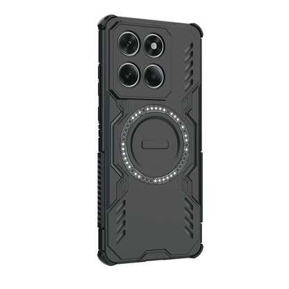 Husa MagSafe pentru Motorola Edge 60 Fusion / Edge 60, Techsuit, ArmorMag, Neagra