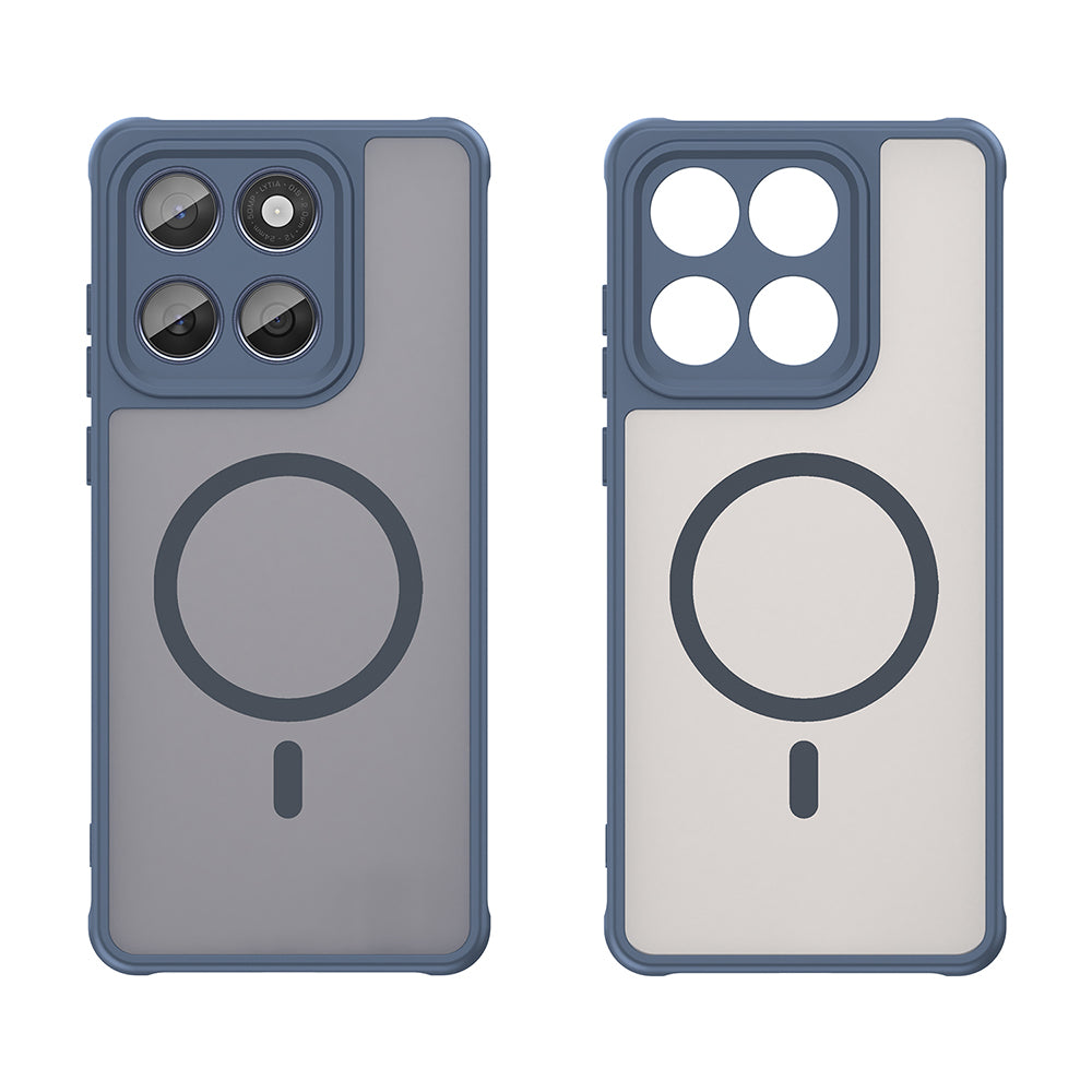 Husa MagSafe pentru Motorola Edge 60 Fusion / Edge 60, Techsuit, HaloFrost II, Bleumarin