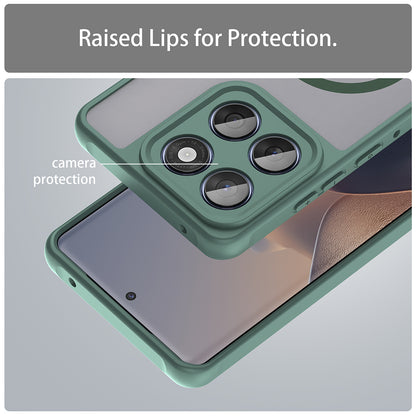 Husa MagSafe pentru Motorola Edge 60 Fusion / Edge 60, Techsuit, HaloFrost II, Verde