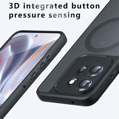 Husa MagSafe pentru Motorola Edge 60 Neo / Edge 50 Neo / ThinkPhone 25 , Techsuit, PureFrost, Neagra Satinata