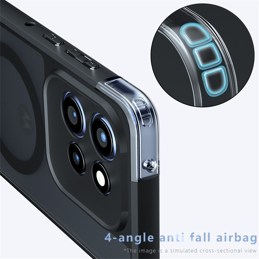 Husa MagSafe pentru Motorola Edge 60 Neo / Edge 50 Neo / ThinkPhone 25 , Techsuit, PureFrost, Neagra Satinata