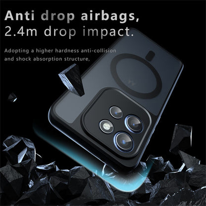 Husa MagSafe pentru Motorola Edge 60 Neo / Edge 50 Neo / ThinkPhone 25 , Techsuit, PureFrost, Neagra Satinata