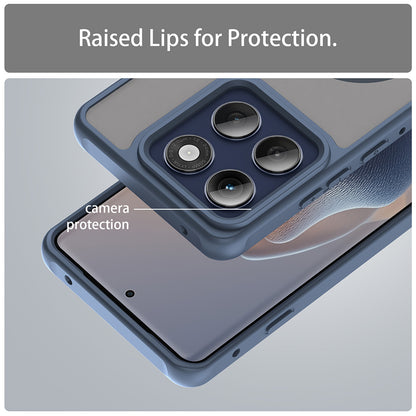 Husa MagSafe pentru Motorola Edge 60 Pro, Techsuit, HaloFrost II (Big Lens Hole), Bleumarin