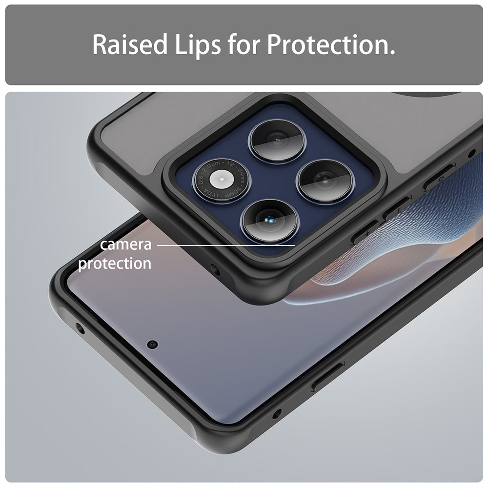 Husa MagSafe pentru Motorola Edge 60 Pro, Techsuit, HaloFrost II (Big Lens Hole), Neagra