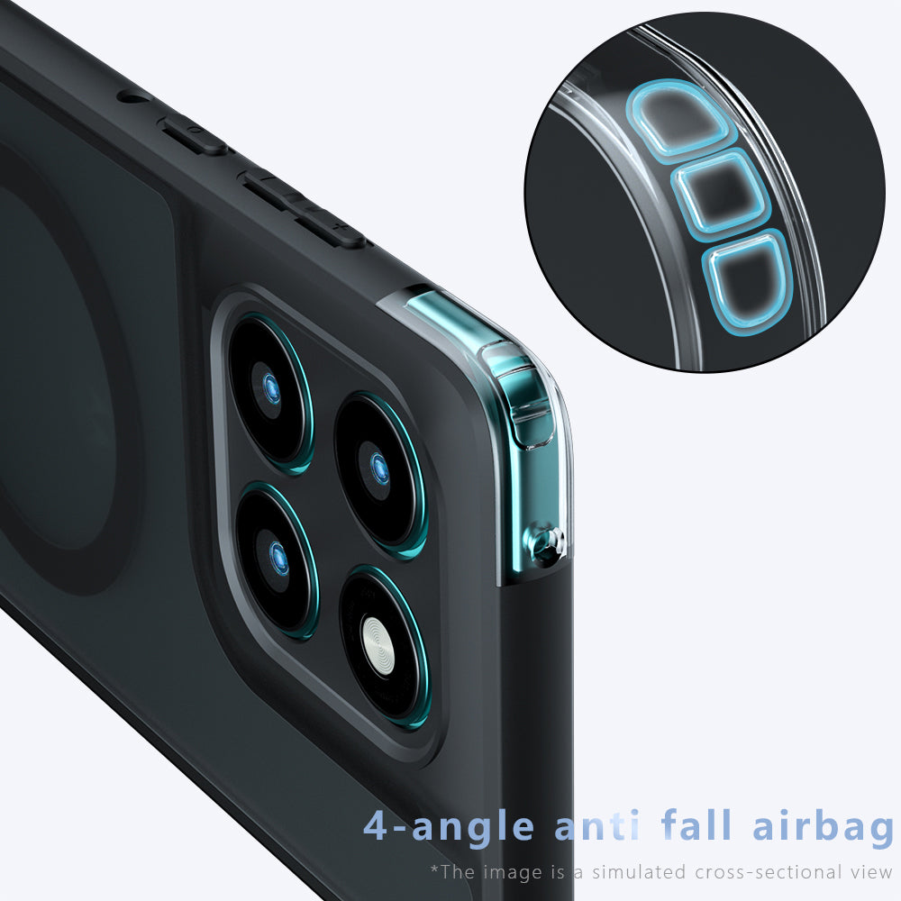 Husa MagSafe pentru Motorola Edge 60 Pro, Techsuit, PureFrost, Neagra