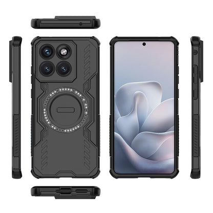 Husa MagSafe pentru Motorola Edge 70 Fusion, Techsuit, ArmorMag, Neagra