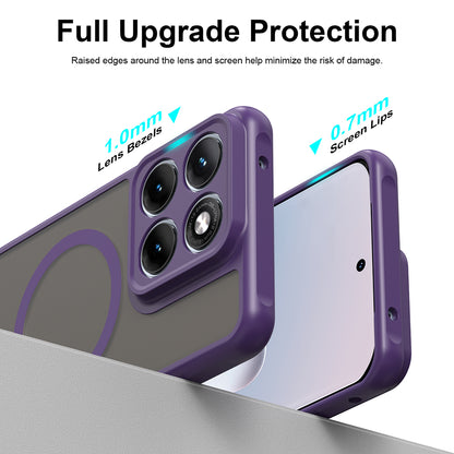 Husa MagSafe pentru Motorola Edge 70 Fusion, Techsuit, HaloFrost II, Mov