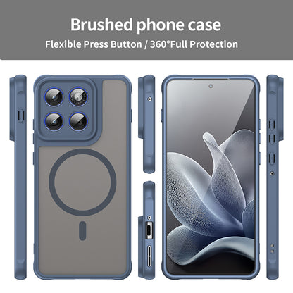 Husa MagSafe pentru Motorola Edge 70, Techsuit, HaloFrost II, Bleumarin