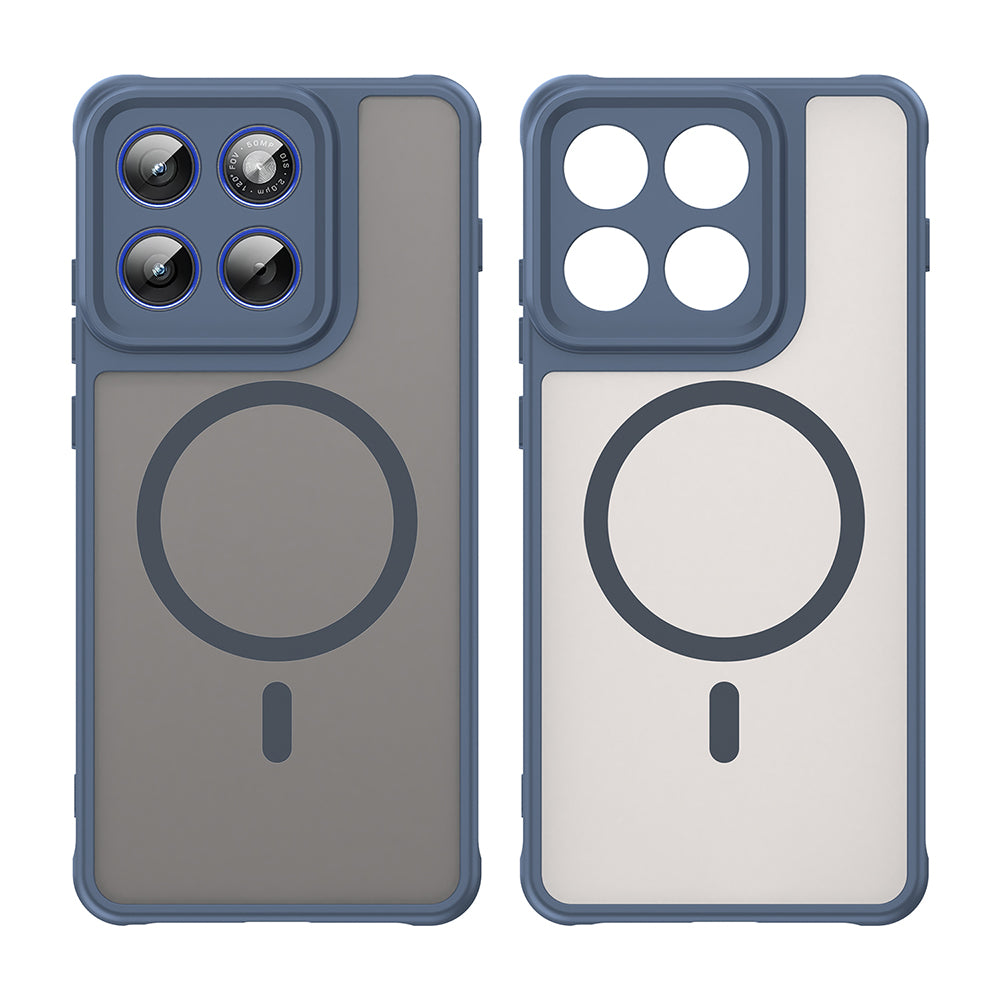 Husa MagSafe pentru Motorola Edge 70, Techsuit, HaloFrost II, Bleumarin