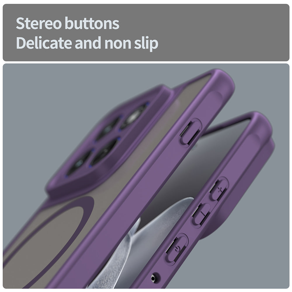 Husa MagSafe pentru Motorola Edge 70, Techsuit, HaloFrost II, Mov