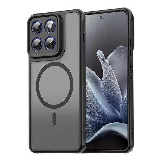 Husa MagSafe pentru Motorola Edge 70, Techsuit, HaloFrost II, Neagra