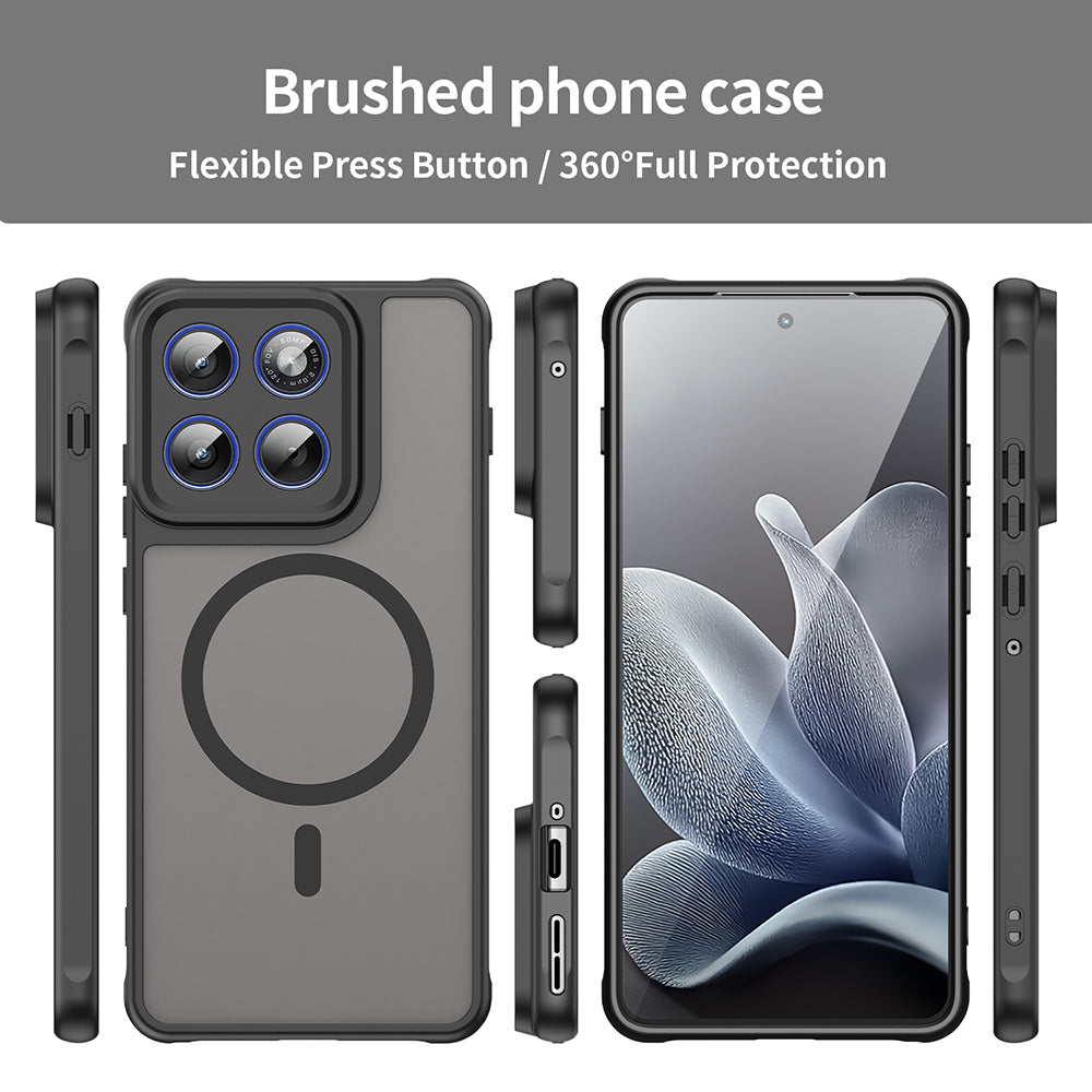 Husa MagSafe pentru Motorola Edge 70, Techsuit, HaloFrost II, Neagra