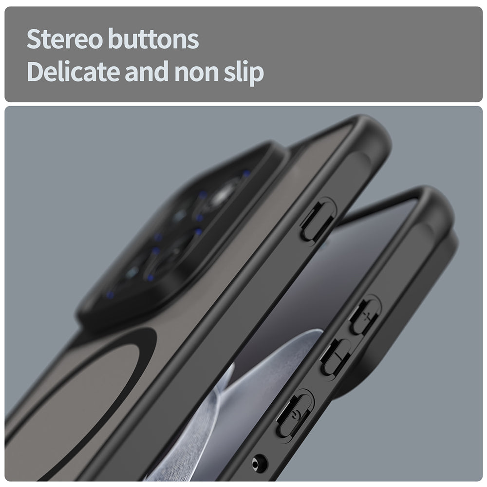 Husa MagSafe pentru Motorola Edge 70, Techsuit, HaloFrost II, Neagra