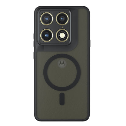 Husa MagSafe pentru Motorola Edge 70 Ultra / Signature, Techsuit, PureFrost, Neagra Satinata