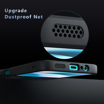 Husa MagSafe pentru Motorola Moto G77 / G67, Techsuit, PureFrost, Neagra Satinata