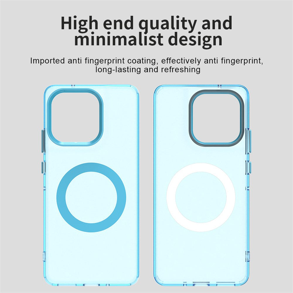 Husa MagSafe pentru Motorola Moto G86, Techsuit, CandyCase, Albastra