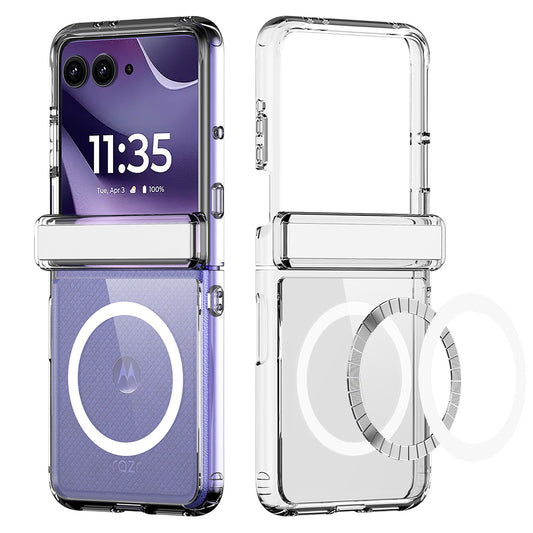 Husa MagSafe pentru Motorola Razr 70 / Razr 60 / Razr 50, DUX DUCIS, Clin, Transparenta