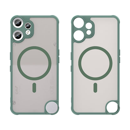 Husa MagSafe pentru Nothing CMF Phone 2 Pro, Techsuit, HaloFrost II, Verde