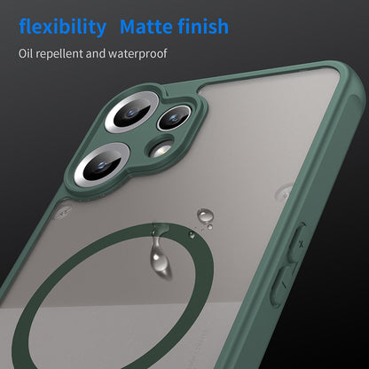 Husa MagSafe pentru Nothing CMF Phone 2 Pro, Techsuit, HaloFrost II, Verde