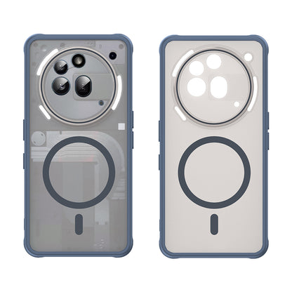 Husa MagSafe pentru Nothing Phone (3a) Pro, Techsuit, HaloFrost II, Bleumarin