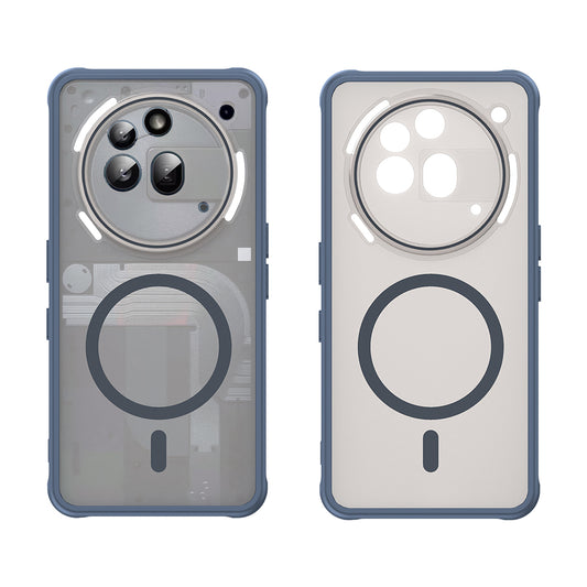 Husa MagSafe pentru Nothing Phone (3a) Pro, Techsuit, HaloFrost II, Bleumarin