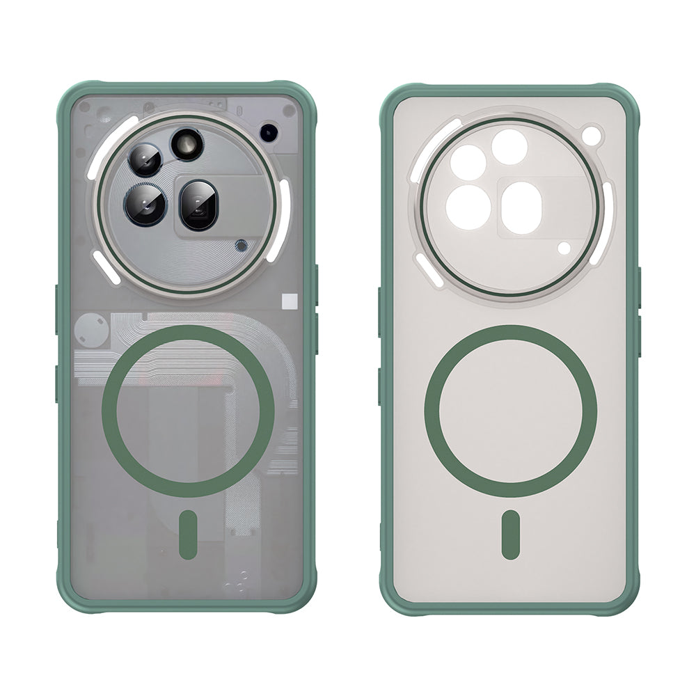 Husa MagSafe pentru Nothing Phone (3a) Pro, Techsuit, HaloFrost II, Verde