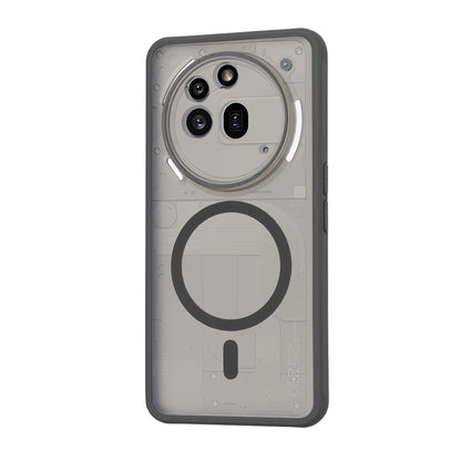 Husa MagSafe pentru Nothing Phone (3a) Pro, Techsuit, HaloFrost, Fumurie