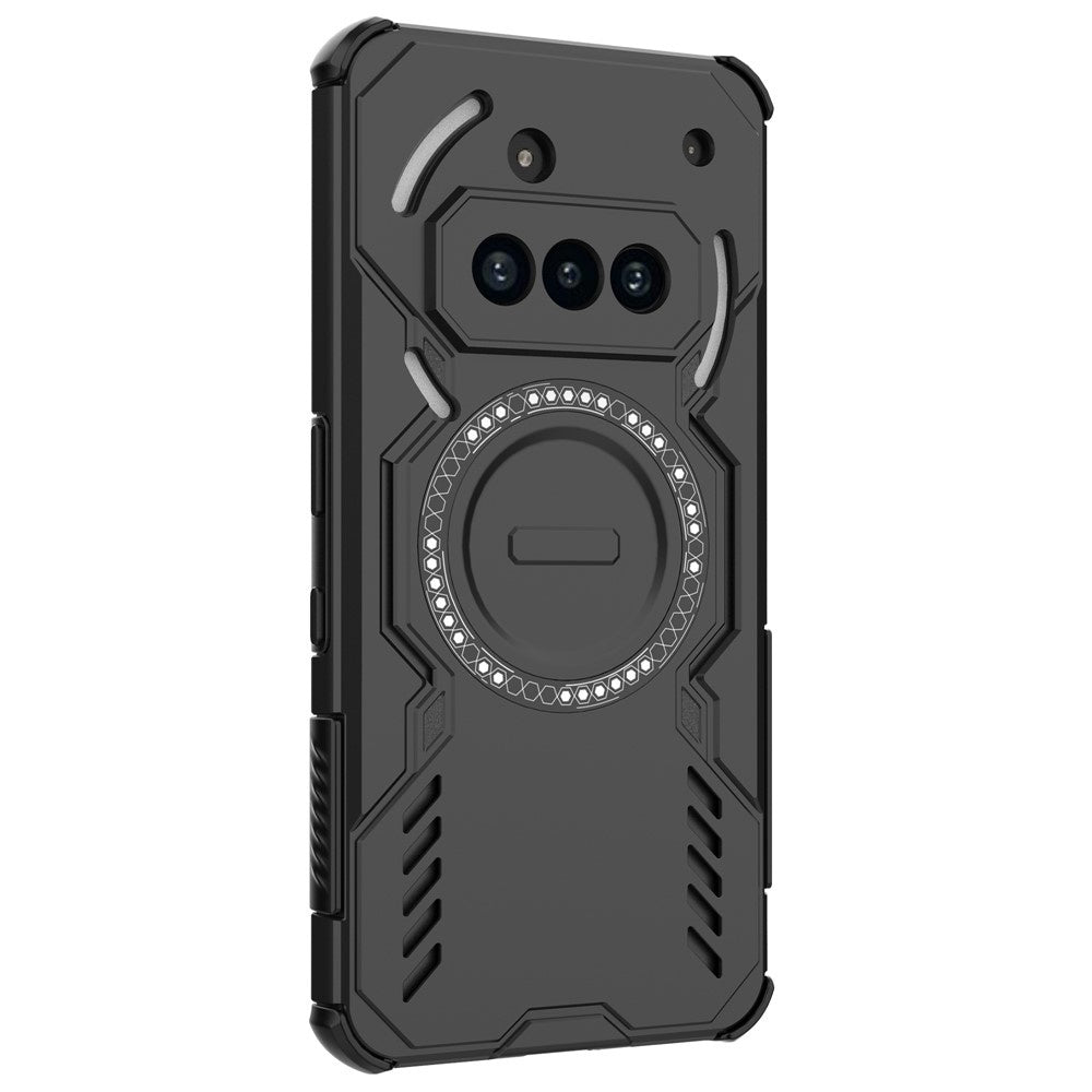 Husa MagSafe pentru Nothing Phone (3a), Techsuit, ArmorMag, Neagra