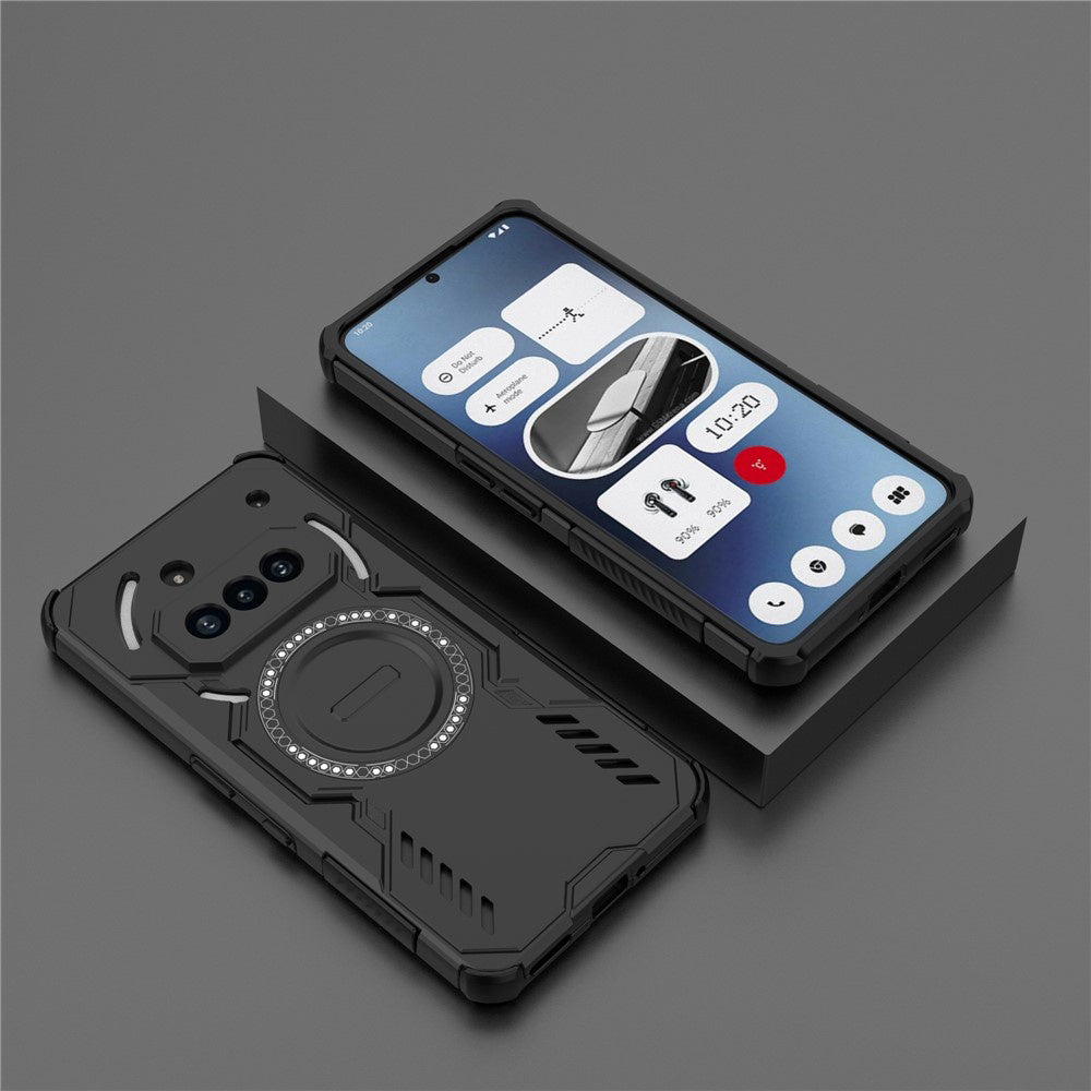 Husa MagSafe pentru Nothing Phone (3a), Techsuit, ArmorMag, Neagra