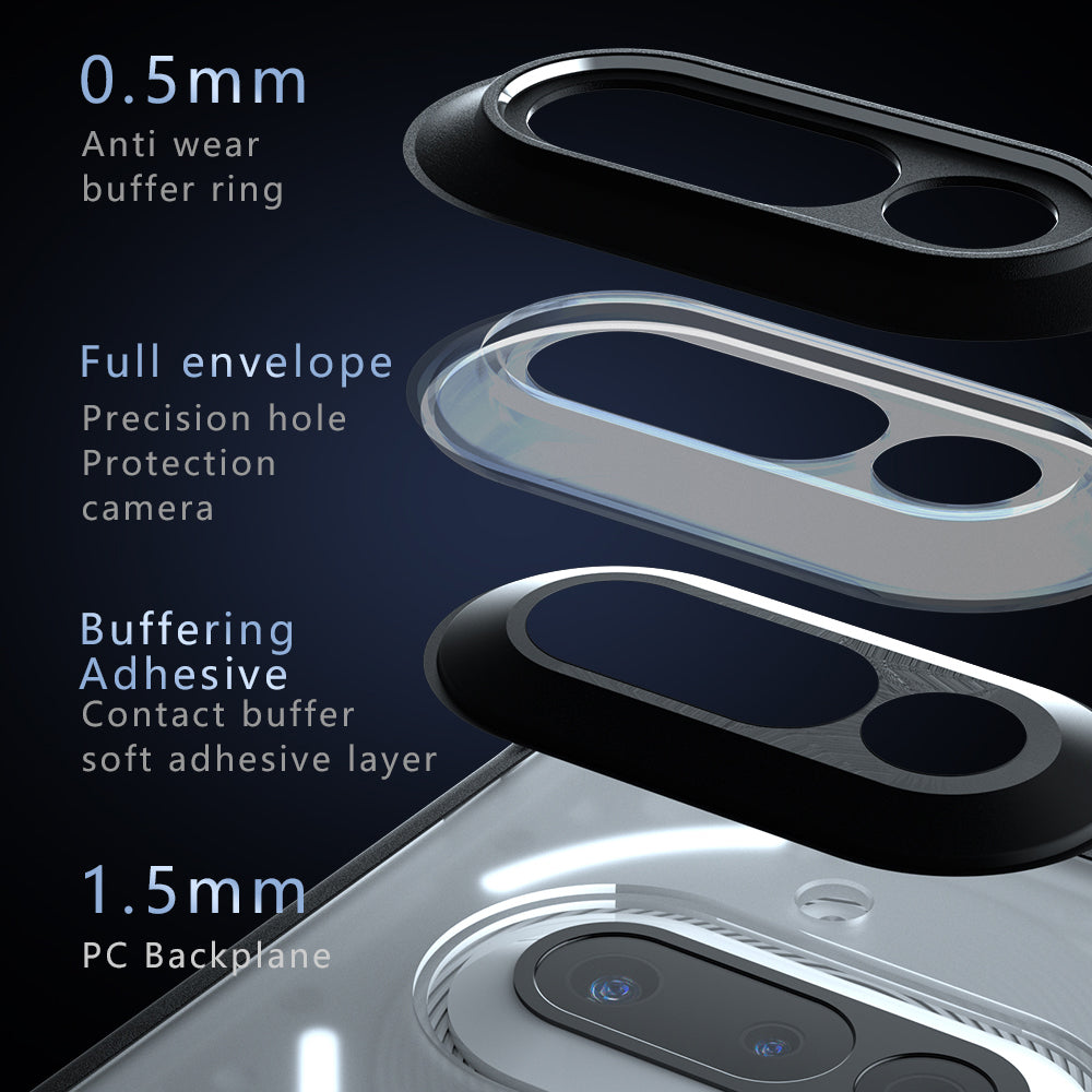 Husa MagSafe pentru Nothing Phone (3a), Techsuit, PureFrost, Neagra