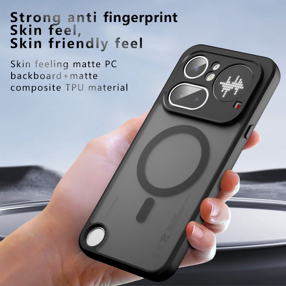 Husa MagSafe pentru Nothing Phone (4b), Techsuit, PureFrost, Neagra Satinata