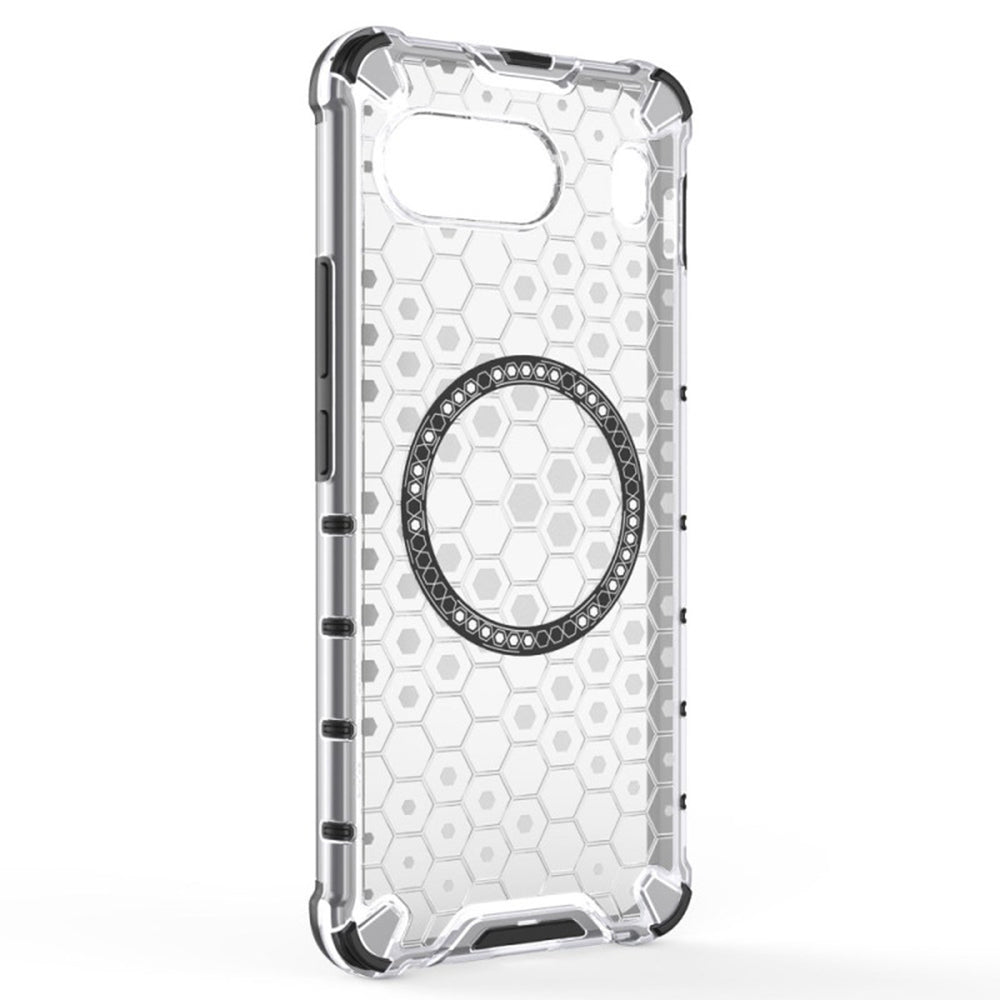Husa MagSafe pentru OnePlus Nord 4, Techsuit, HoneyComb Shield, Alba