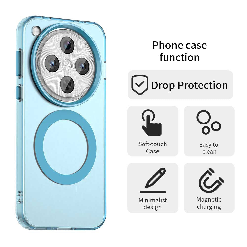 Husa MagSafe pentru Oppo Find X8 Pro, Techsuit, CandyCase, Albastra