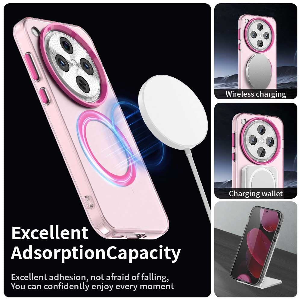 Husa MagSafe pentru Oppo Find X8 Pro, Techsuit, CandyCase, Roz