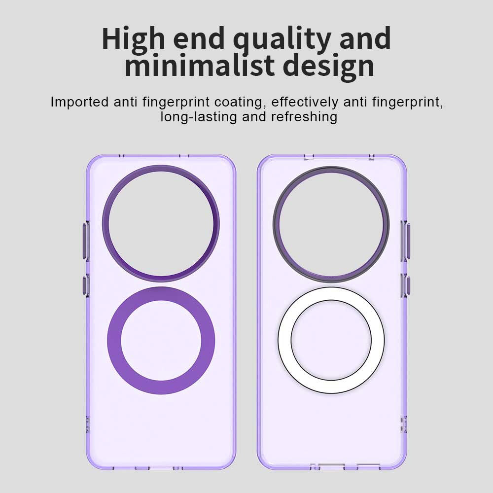 Husa MagSafe pentru Oppo Reno12 FS 5G / Reno12 FS 4G / Reno12 F 4G / Reno12 F, Techsuit, CandyCase, Mov
