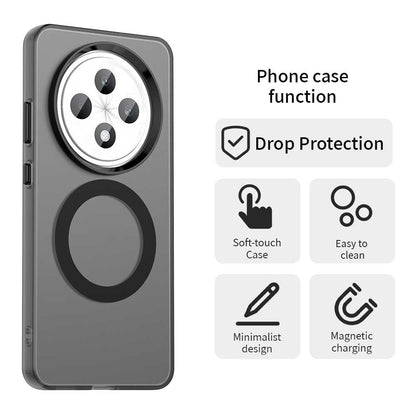Husa MagSafe pentru Oppo Reno12 FS 5G / Reno12 FS 4G / Reno12 F 4G, Techsuit, CandyCase, Neagra