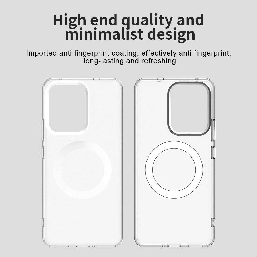 Husa MagSafe pentru Oppo Reno13 FS 5G / Reno13 F 4G / Reno13 F, Techsuit, CandyCase, Alba