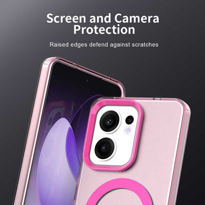 Husa MagSafe pentru Oppo Reno13 FS 5G / Reno13 F 4G / Reno13 F, Techsuit, CandyCase, Roz