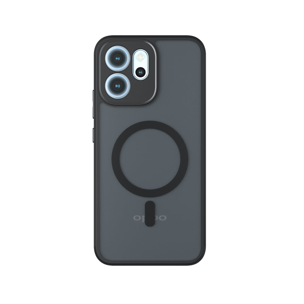 Husa MagSafe pentru Oppo Reno14 FS 5G / Reno14 F, Techsuit, PureFrost, Neagra Satinata