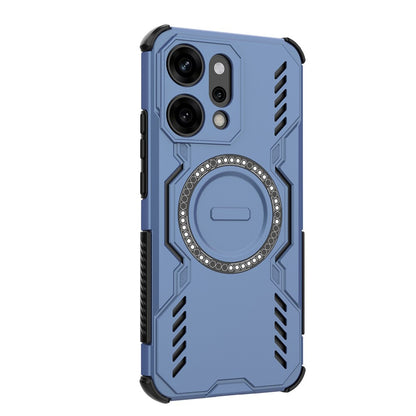Husa MagSafe pentru Oppo Reno14 Pro, Techsuit, ArmorMag, Albastra