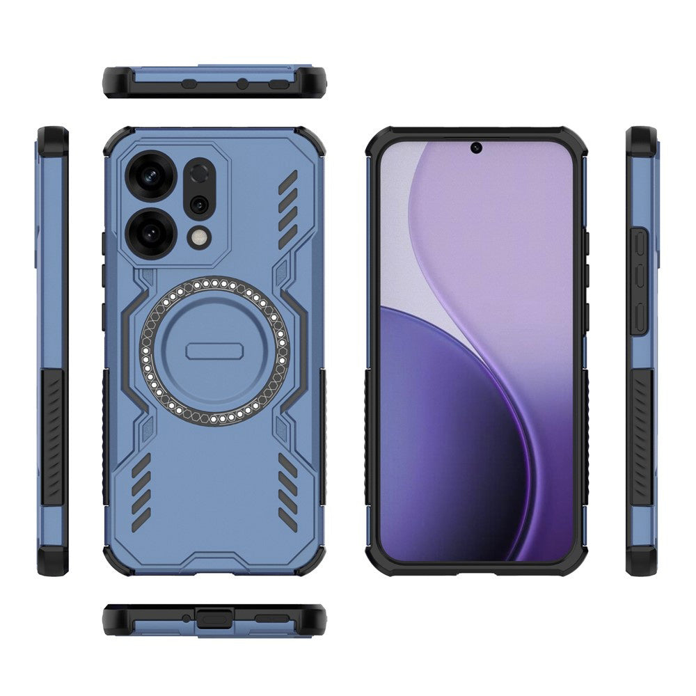 Husa MagSafe pentru Oppo Reno14, Techsuit, ArmorMag, Albastra
