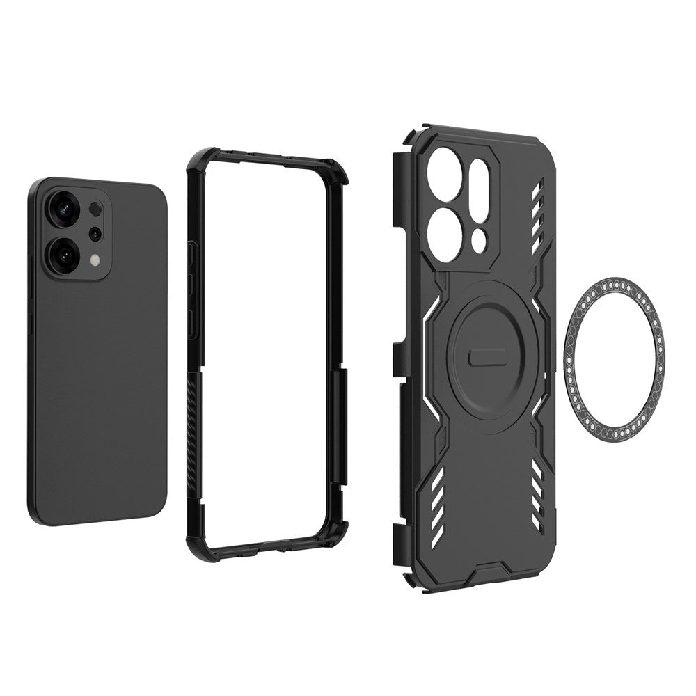 Husa MagSafe pentru Oppo Reno14, Techsuit, ArmorMag, Albastra