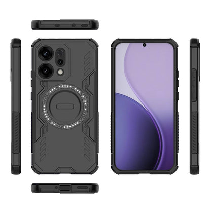 Husa MagSafe pentru Oppo Reno14, Techsuit, ArmorMag, Neagra