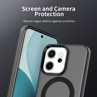 Husa MagSafe pentru Oppo Reno14, Techsuit, CandyCase, Neagra