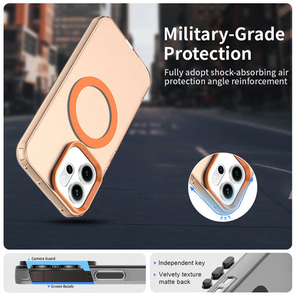 Husa MagSafe pentru Oppo Reno14, Techsuit, CandyCase, Portocalie