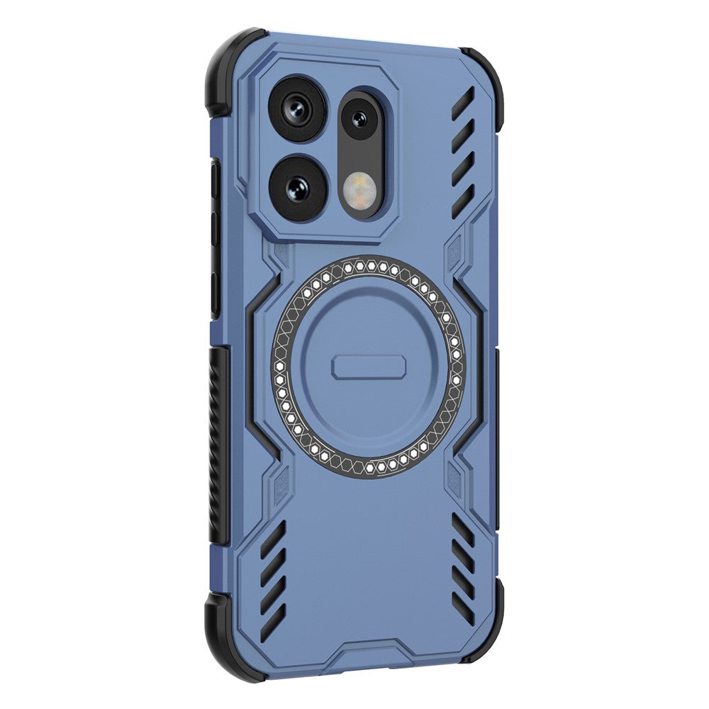 Husa MagSafe pentru Oppo Reno16 / Reno16 Pro, Techsuit, ArmorMag, Albastra