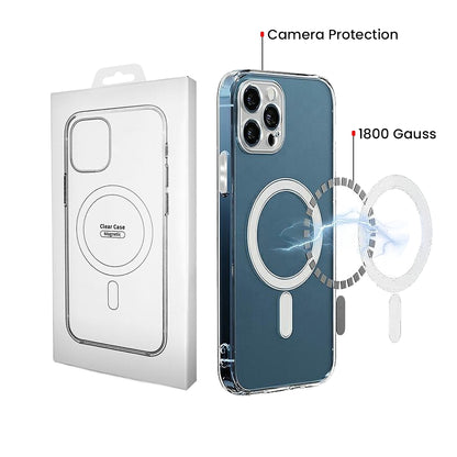 Husa MagSafe pentru Samsung Galaxy S26 S942, OEM, 1800 Gauss, Transparenta