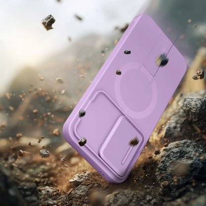 Husa MagSafe pentru Samsung Galaxy A57 5G, Tech-Protect, Kevlar Aura, Violet