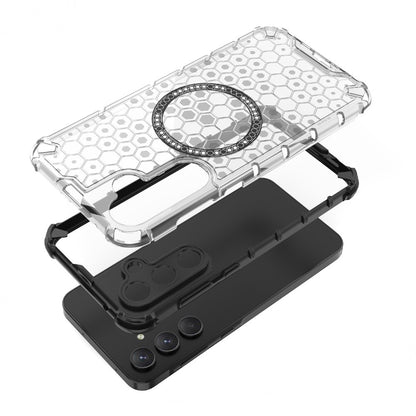 Husa MagSafe pentru Samsung Galaxy S25 Ultra S938, Techsuit, HoneyComb Shield, Verde