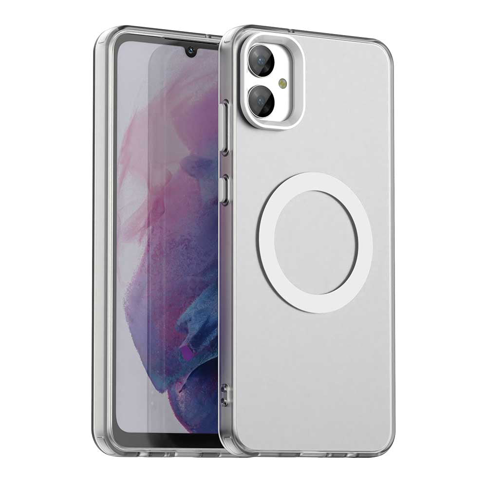 Husa MagSafe pentru Samsung Galaxy A05 A055, Techsuit, CandyCase, Alba